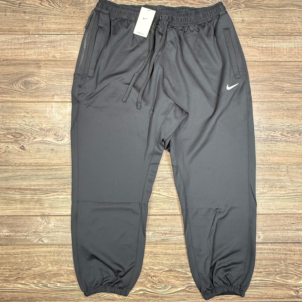 Nike Mens 4XL Basketball Pants Black Therma-FIT Dri-FIT Joggers‎ DC2446-010 NEW